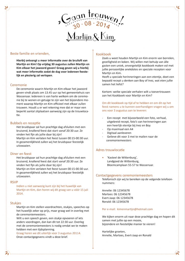 ceremoniemeesterbrief