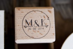 stempel trouwen initialen