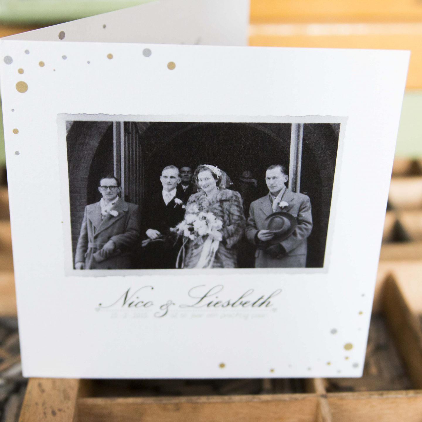 Trouwkaart Diamanten Huwelijk | Opa & oma